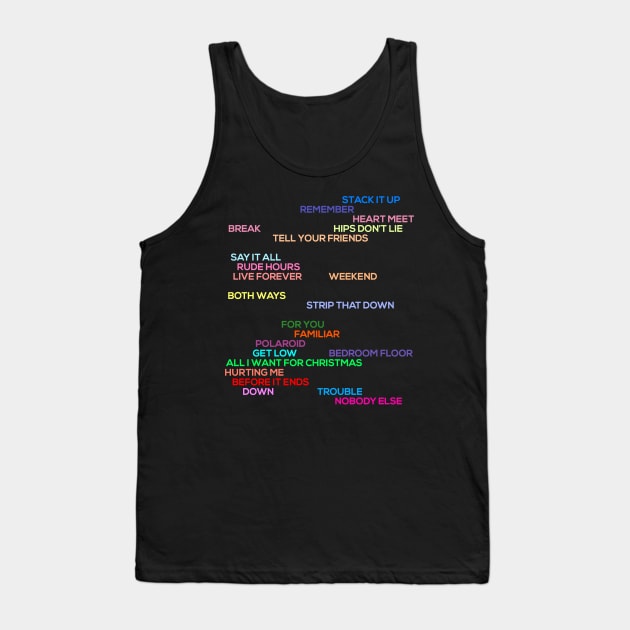 LP1 Tracklist Tank Top by Narrie